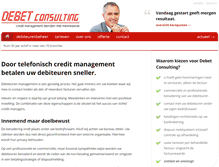 Tablet Screenshot of debetconsulting.nl
